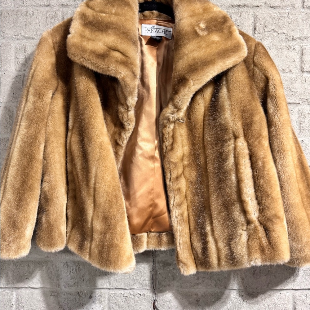 Panache Women's Luxurious Brown Teddy Jacket